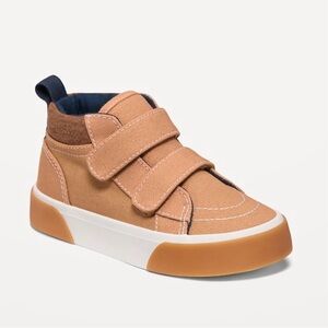 Toddler Boys Tan High-Top Sneakers